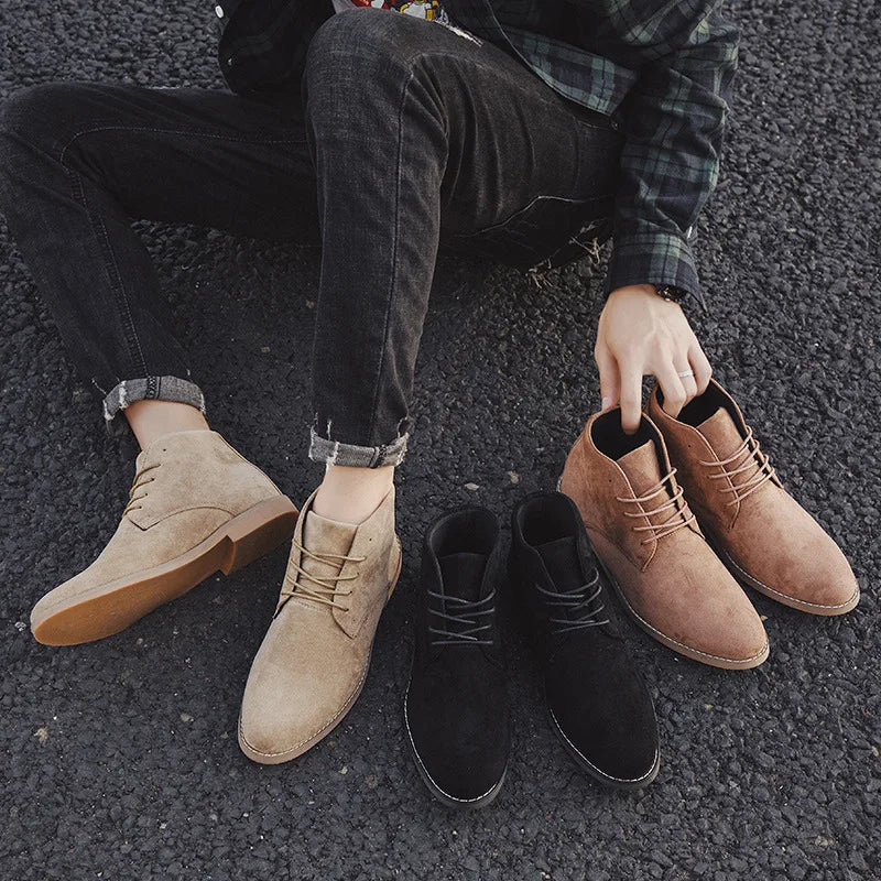 Men's Lace-Up Oxford Shoes - Classic Leather Dress Shoe
