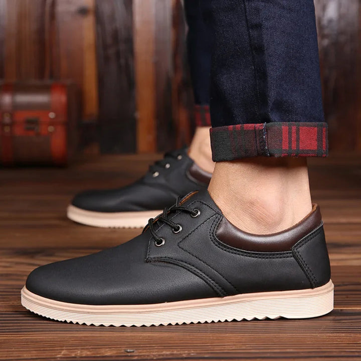 Men's Leather Dress Shoes - Classic Oxford Style