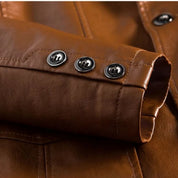 Men's Leather Jacket - Classic Timeless Style