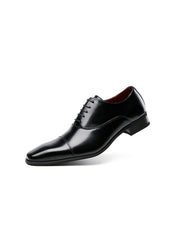 Men's Leather Oxford Dress Shoes - Polished Classic Formal