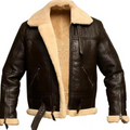 Men's Leather Winter Jacket - Classic Warmth & Timeless Style