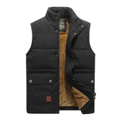 Men's Lightweight Insulated Vest - Functional Workwear - Black