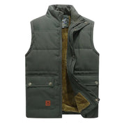 Men's Lightweight Insulated Vest - Functional Workwear - Green