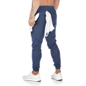Men's Lightweight Joggers with Zip Pockets - Breathable Athletic Fit - Blue