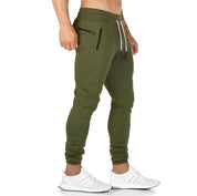 Men's Lightweight Joggers with Zip Pockets - Breathable Athletic Fit - Green