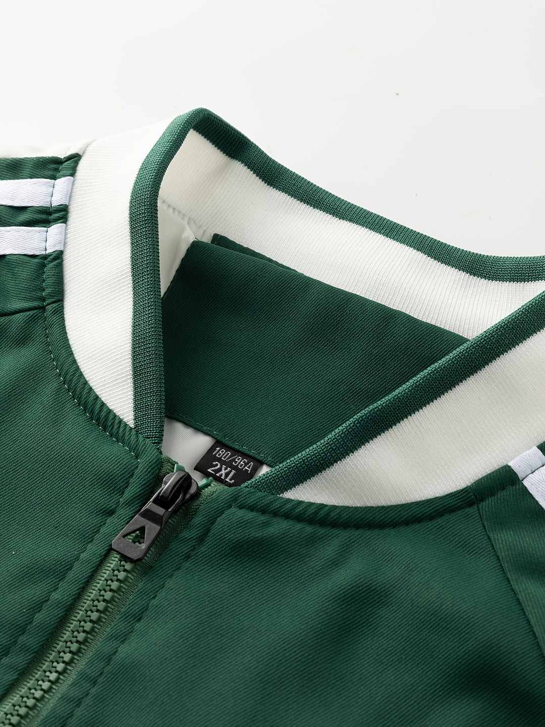 Men's Lightweight Sportvest Baseball Collar - Striped Sleeves