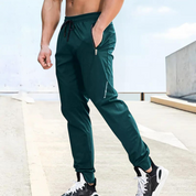 Men's Lightweight Stretch Athletic Shorts - Training & Running - Green