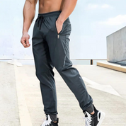 Men's Lightweight Stretch Athletic Shorts - Training & Running - Grey