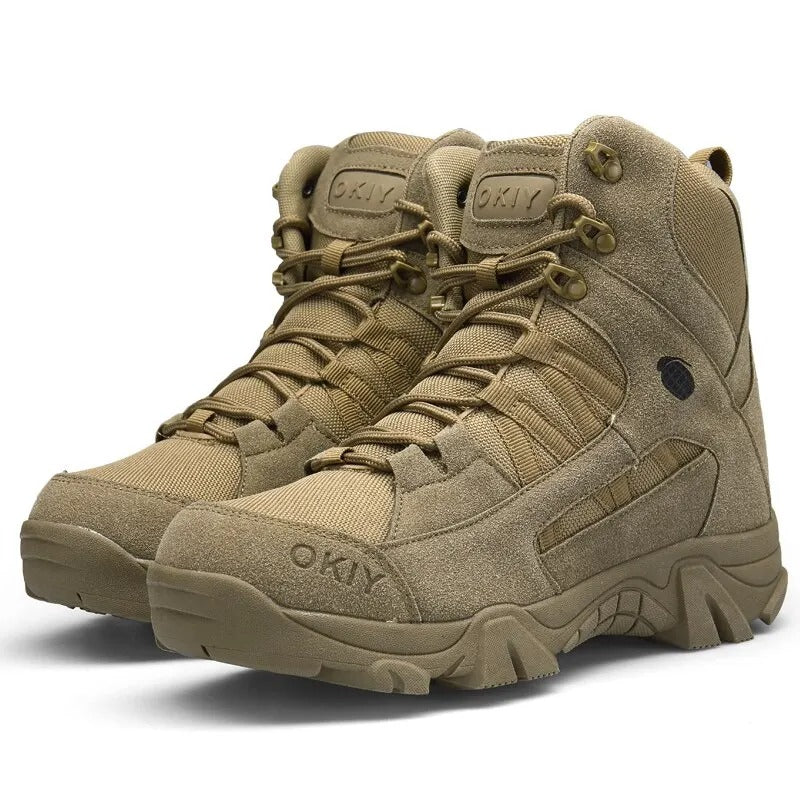 Men's Lightweight Waterproof Hiking Shoes - Brown - Brown