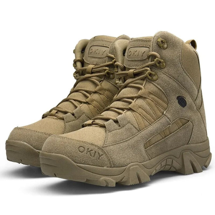 Men's Lightweight Waterproof Hiking Shoes - Brown - Brown