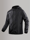 Men's Lightweight Windbreaker Jacket - Reflective & Breathable