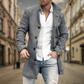 Men's Long Winter Jacket - Straight Fit Casual & Business