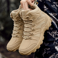 Men's Mid-Top Hiking Boots - Breathable Tactical Walking Shoes