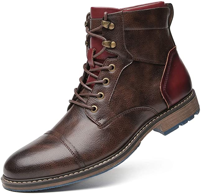 Men's Oxford Leather Dress Shoes - Classic Brown