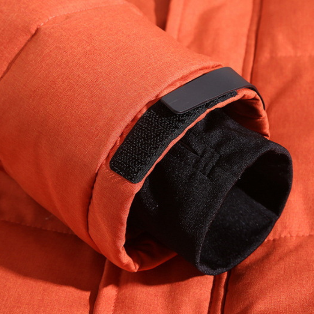 Men's Padded Winter Jacket - Warm Ski Coat