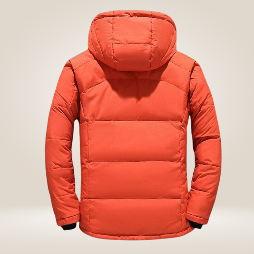 Men's Padded Winter Jacket - Warm Ski Coat