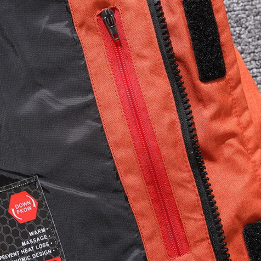 Men's Padded Winter Jacket - Warm Ski Coat