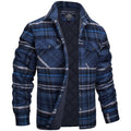 Men's Plaid Flannel Jacket - Classic Lumberjack Work Shirt