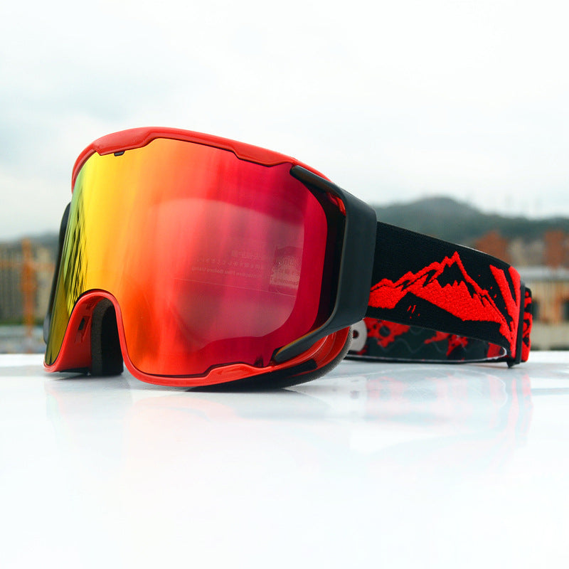 Men's Polarized Motor & Ski Sunglasses - Lightweight UV400 - Red