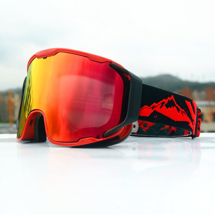 Men's Polarized Motor & Ski Sunglasses - Lightweight UV400 - Red