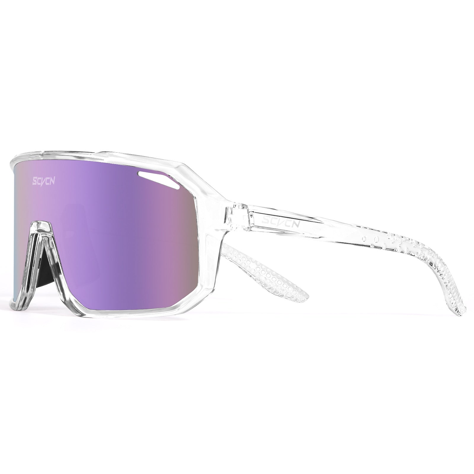 Men's Polarized Sport Sunglasses - UV400 Protection - Purple 2