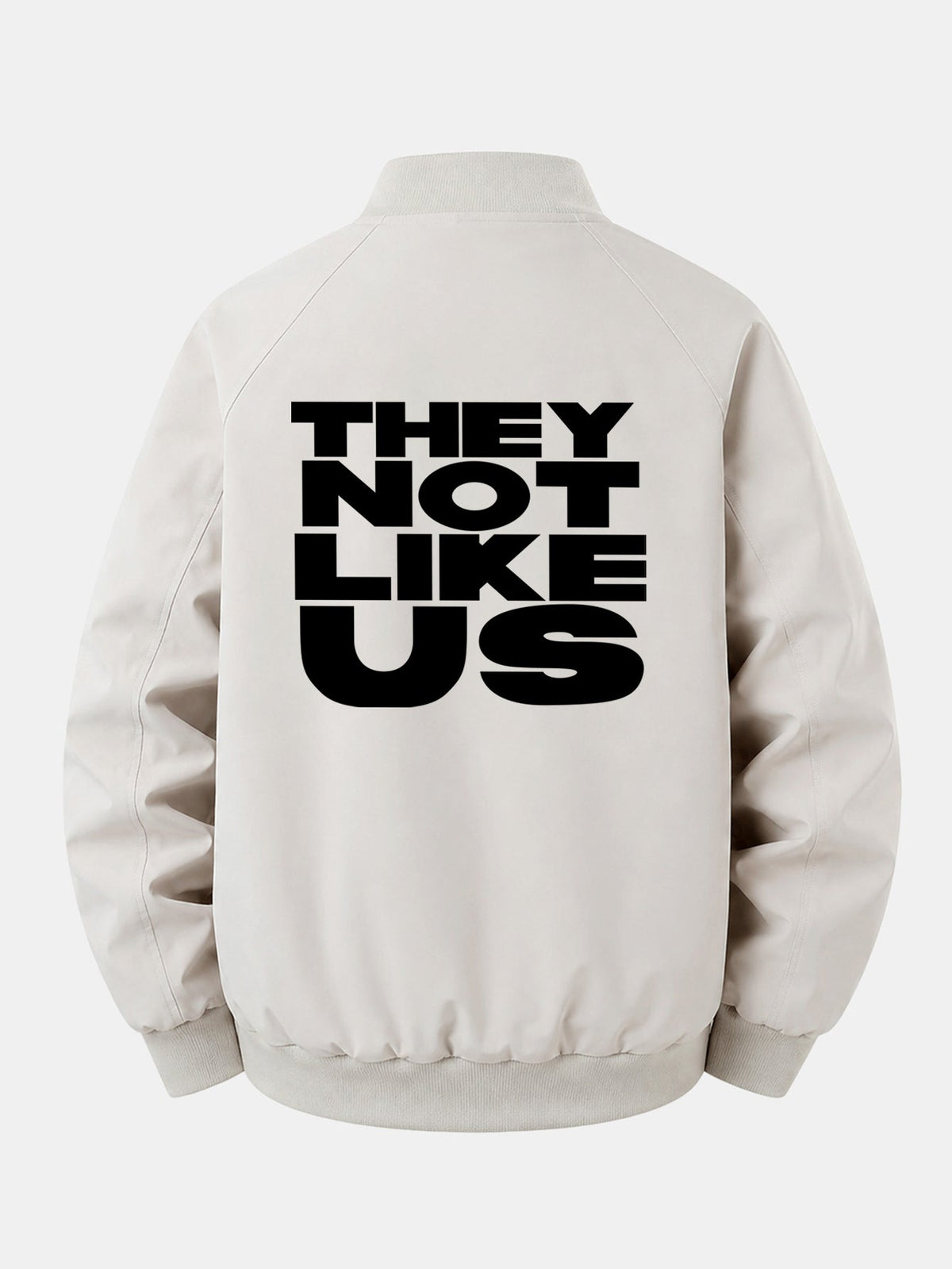 Men's Printed Zip-Up Bomber Jacket – Relaxed Fit Streetwear