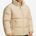Men's Quilted Puffer Winter Jacket - Warm Casual Fit