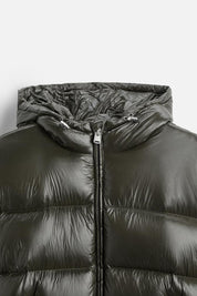 Men's Quilted Winter Jacket - Lightweight Warmth