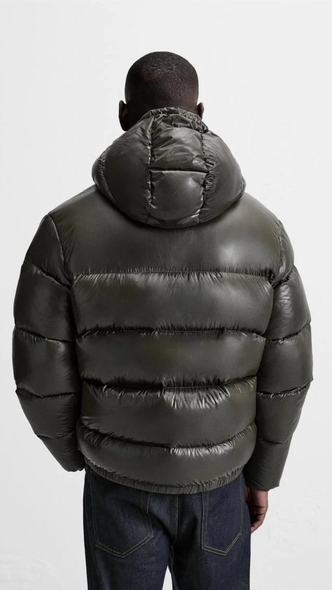 Men's Quilted Winter Jacket - Lightweight Warmth