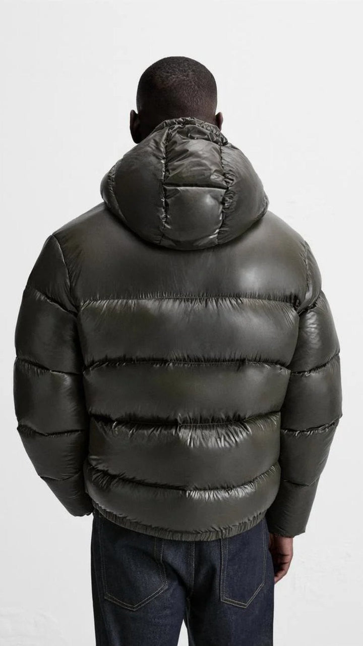 Men's Quilted Winter Jacket - Lightweight Warmth