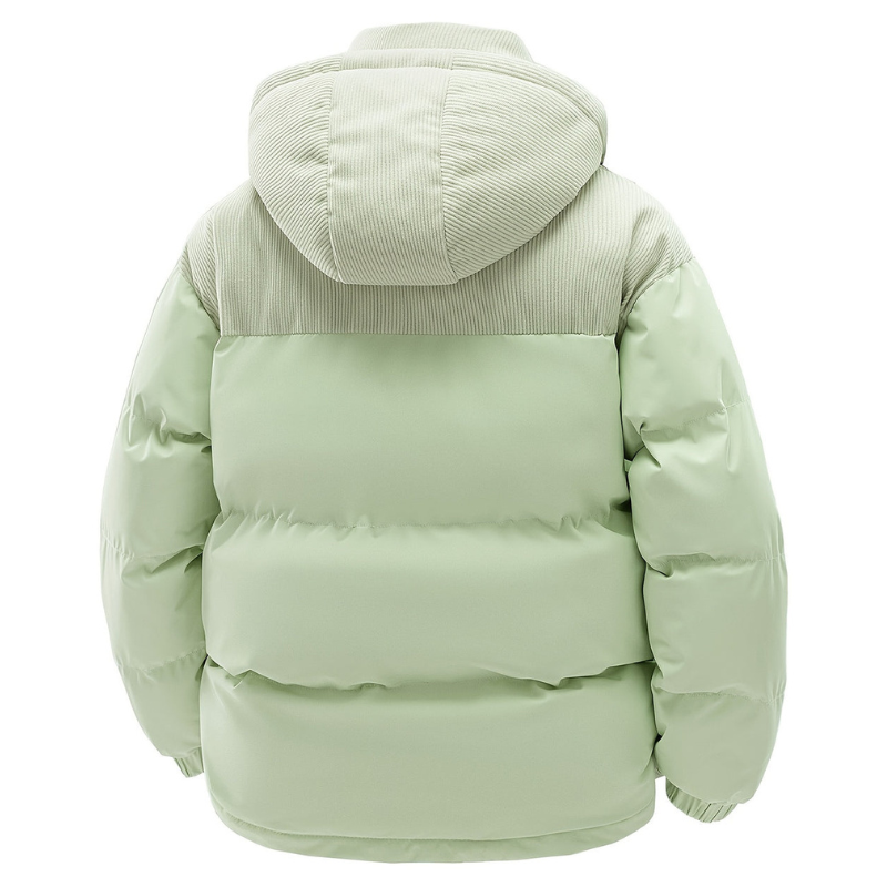 Men's Quilted Winter Jacket with Hood - Warm & Windproof