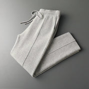 Men's Relaxed Lounge Pants - Soft Comfort Fit - Light Grey