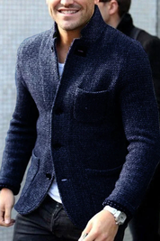 Men's Retro Vest - Classic Tailored Design - Blue