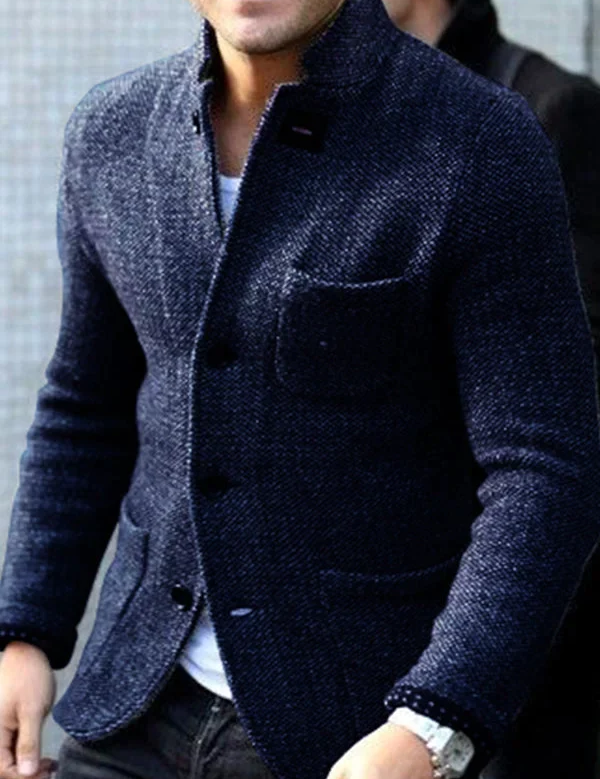 Men's Retro Vest - Classic Tailored Design - Blue