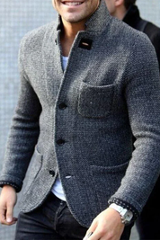 Men's Retro Vest - Classic Tailored Design - Grey