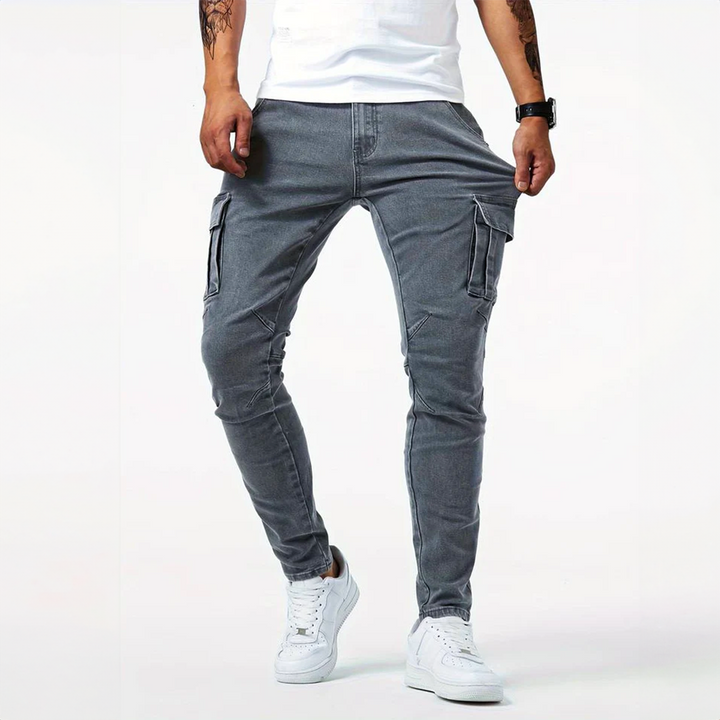 Men's Slim Fit Cargo Pants - Modern Casual Style