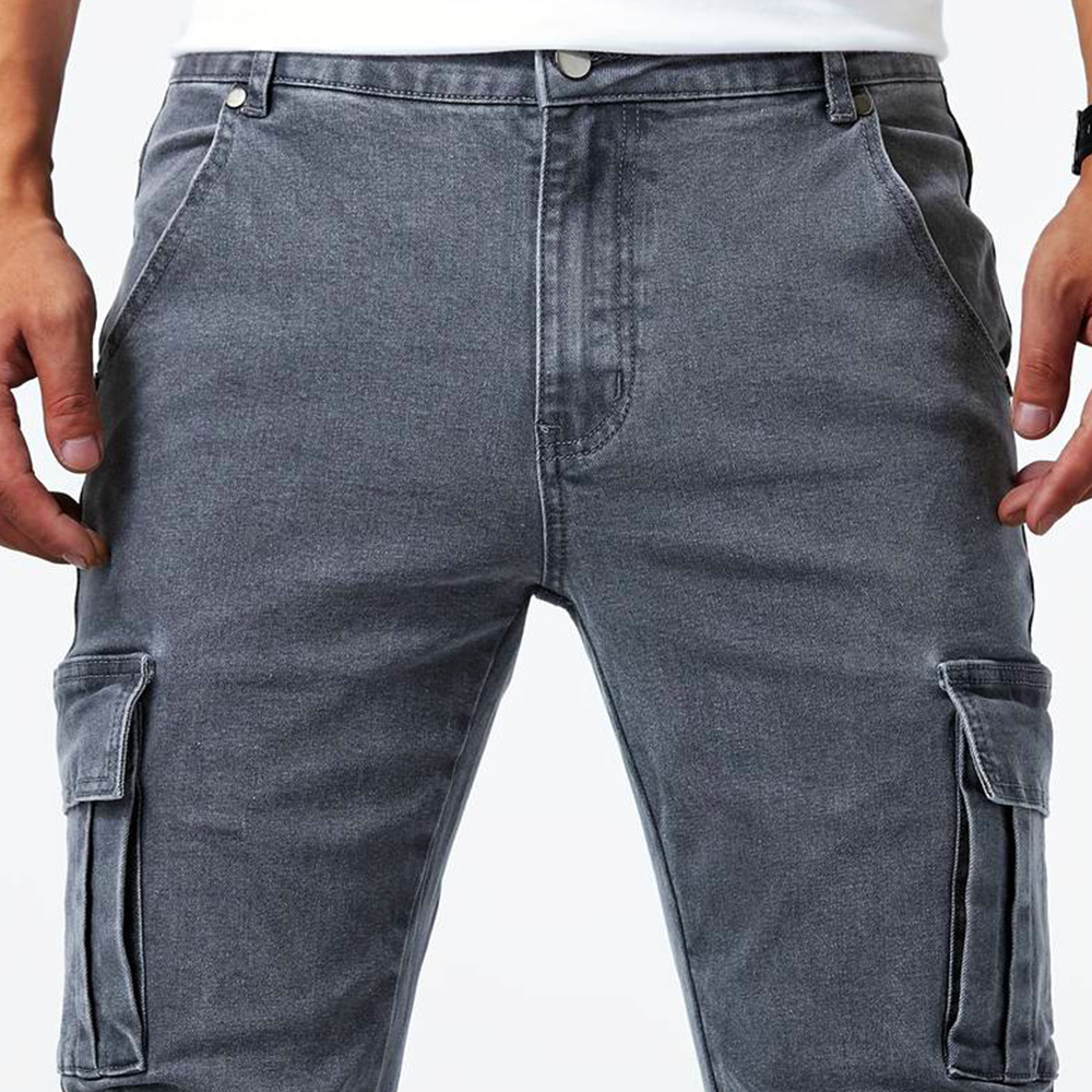Men's Slim Fit Cargo Pants - Modern Casual Style