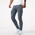 Men's Slim Fit Cargo Pants - Modern Casual Style