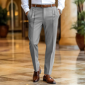 Men's Slim Fit Dress Pants - Classic Business Trousers