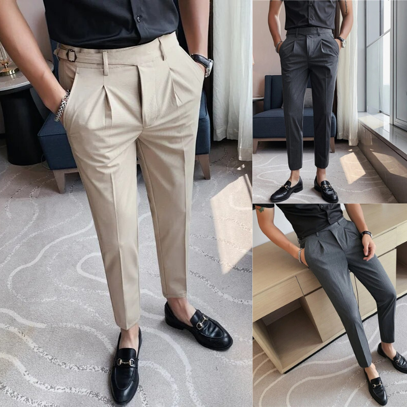 Men's Slim Fit Dress Pants - Formal & Casual