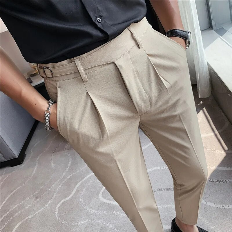 Men's Slim Fit Dress Pants - Formal & Casual