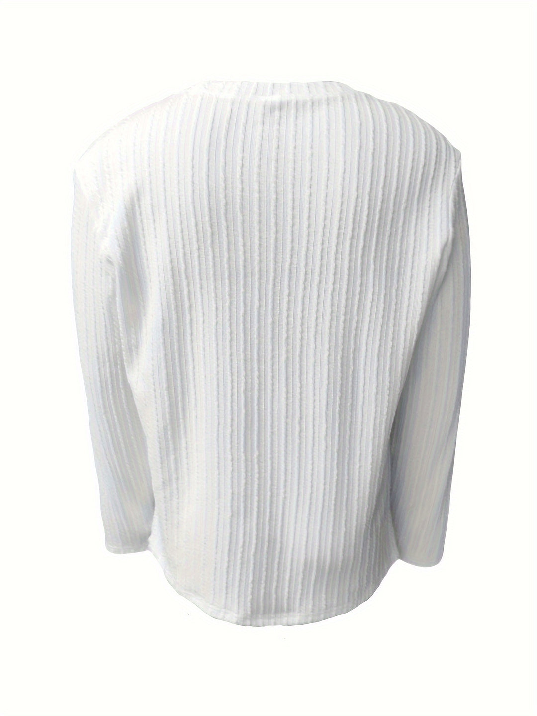 Men's Slim Fit Long Sleeve T-Shirt - Stretch Comfort