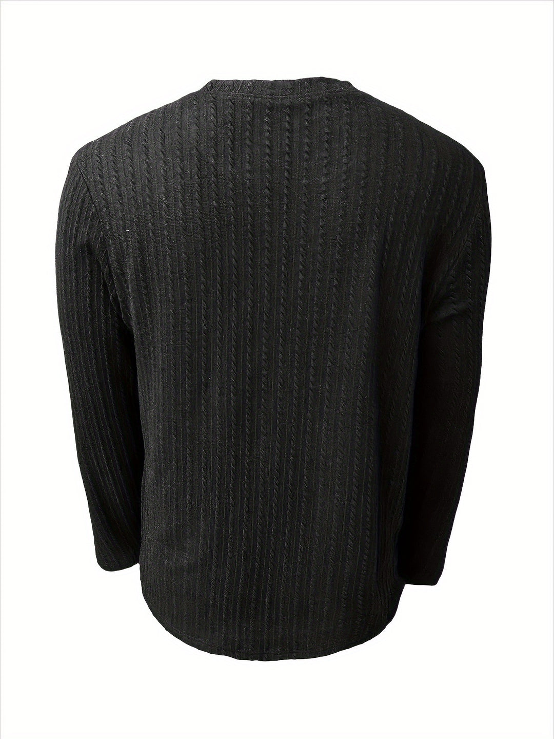Men's Slim Fit Long Sleeve T-Shirt - Stretch Comfort