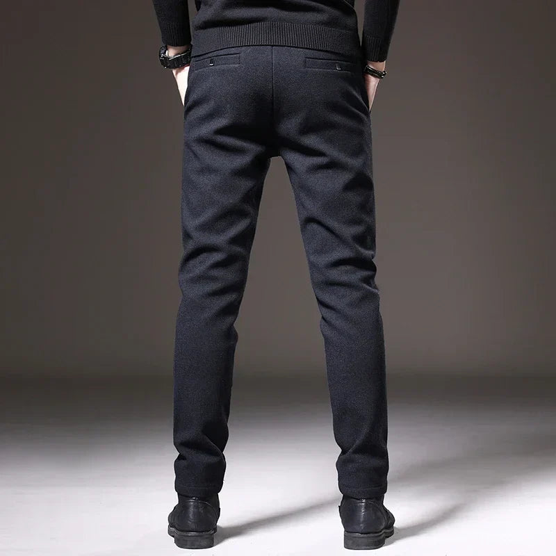 Men's Slim Fit Stretch Chinos - Modern Casual Trousers
