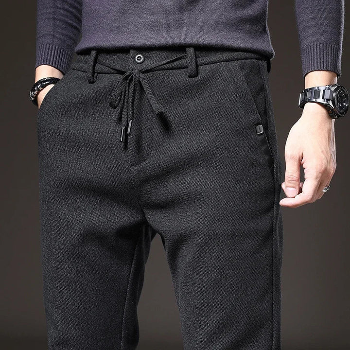Men's Slim Fit Stretch Chinos - Modern Casual Trousers