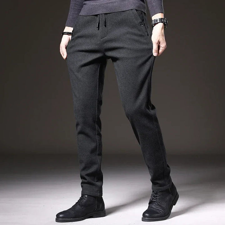 Men's Slim Fit Stretch Chinos - Modern Casual Trousers