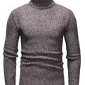 Men's Slim Fit Turtleneck Sweater - Soft Knit