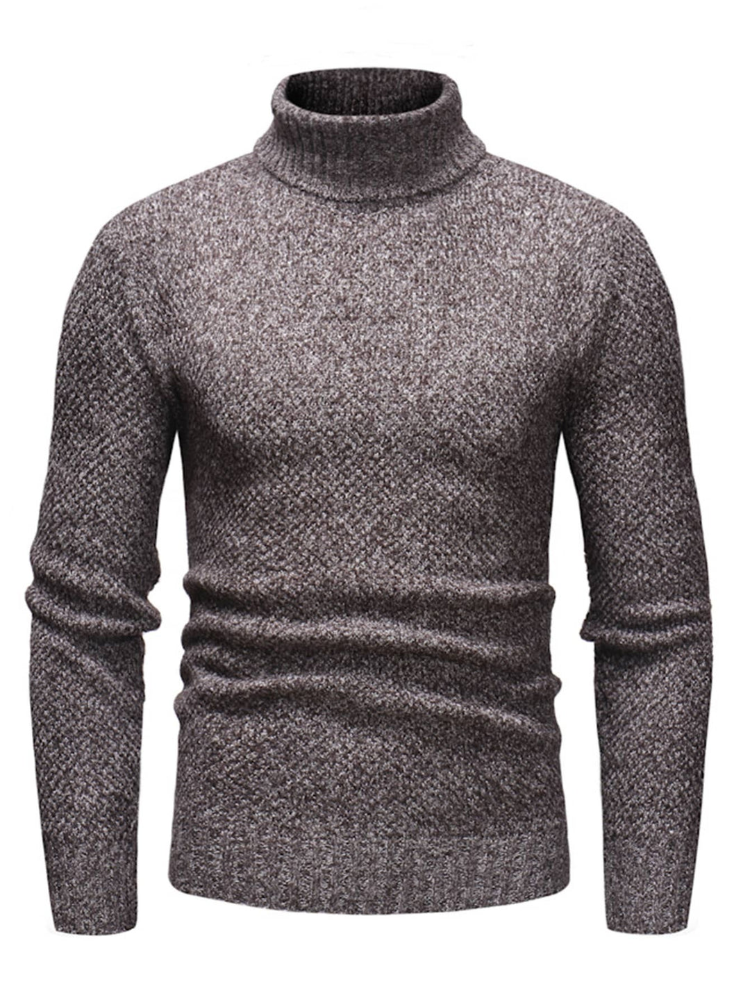 Men's Slim Fit Turtleneck Sweater - Soft Knit