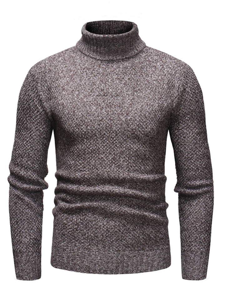 Men's Slim Fit Turtleneck Sweater - Soft Knit