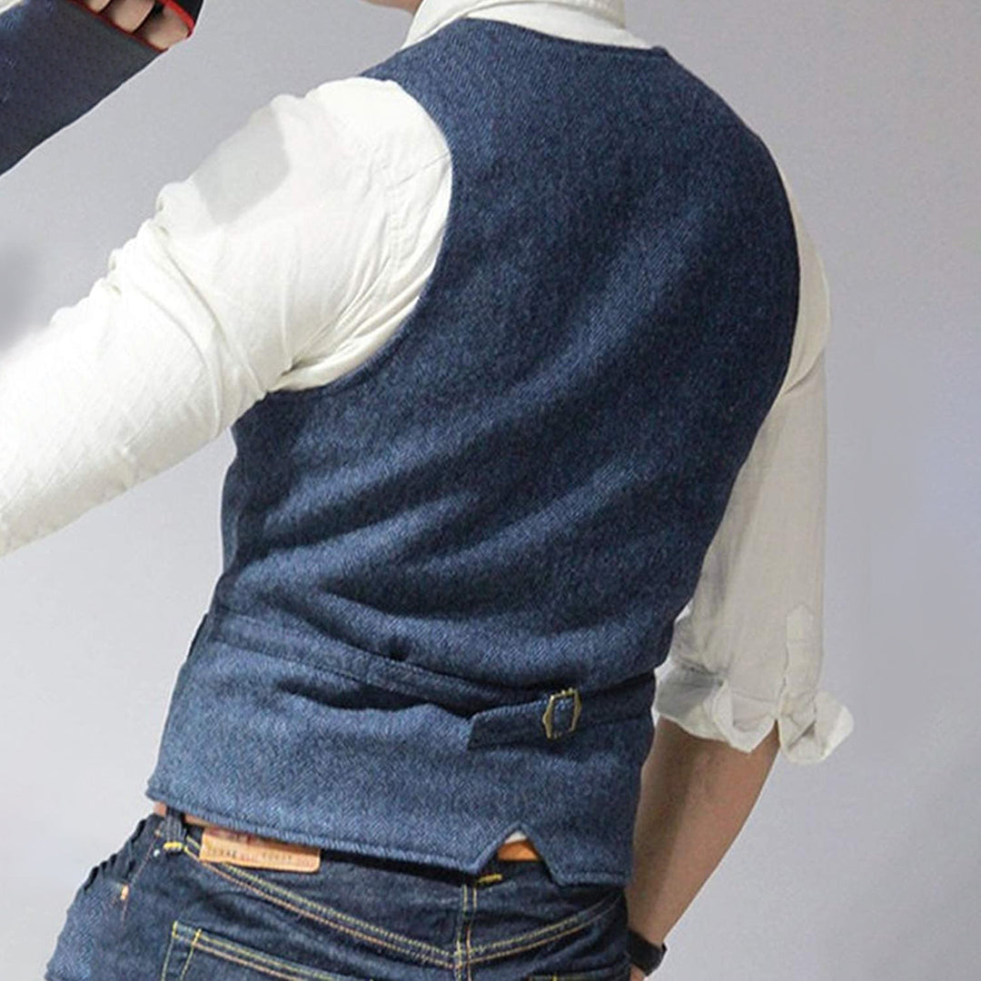 Men's Slim Fit Vest - Timeless Elegance